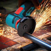 Mini Polizor Portabil 12V cu 2 Acumulatori și 5 Discuri