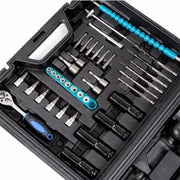 Cheie de Impact și Înșurubat, cu 30 Accesorii și 2 Acumulatori 48V