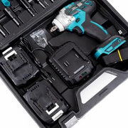 Cheie de Impact și Înșurubat, cu 30 Accesorii și 2 Acumulatori 48V