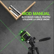 Nivelă Laser 4D cu 16 Linii, Precizie Profesională cu Trepied și Telecomandă