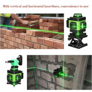 Nivelă Laser 4D cu 16 Linii, Precizie Profesională cu Trepied și Telecomandă